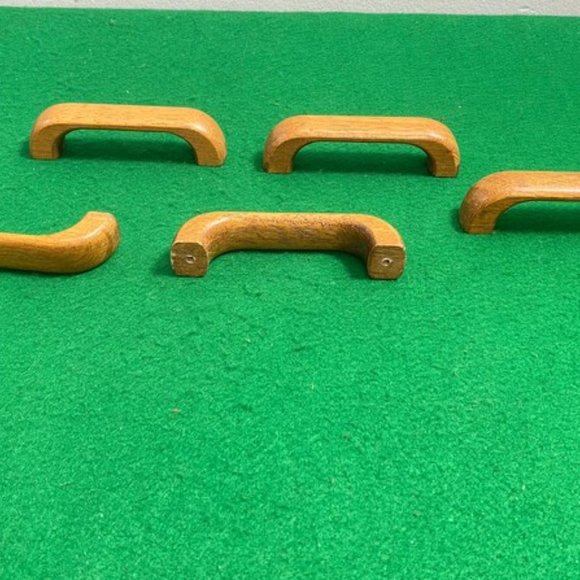 Wooden Drawer Cabinet Handle knob, Handle Knob Without Screws Set of 5, Wood Dra - Picture 2 of 8